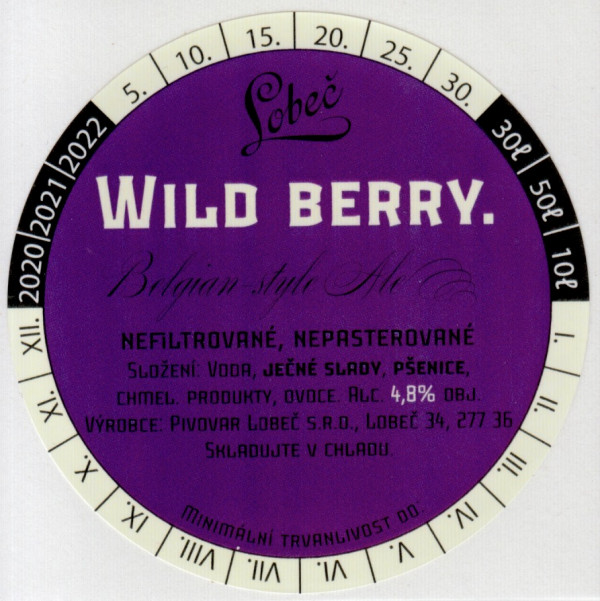 Sudovka Lobeč Wild Berry 2020 - Pivovar Lobeč